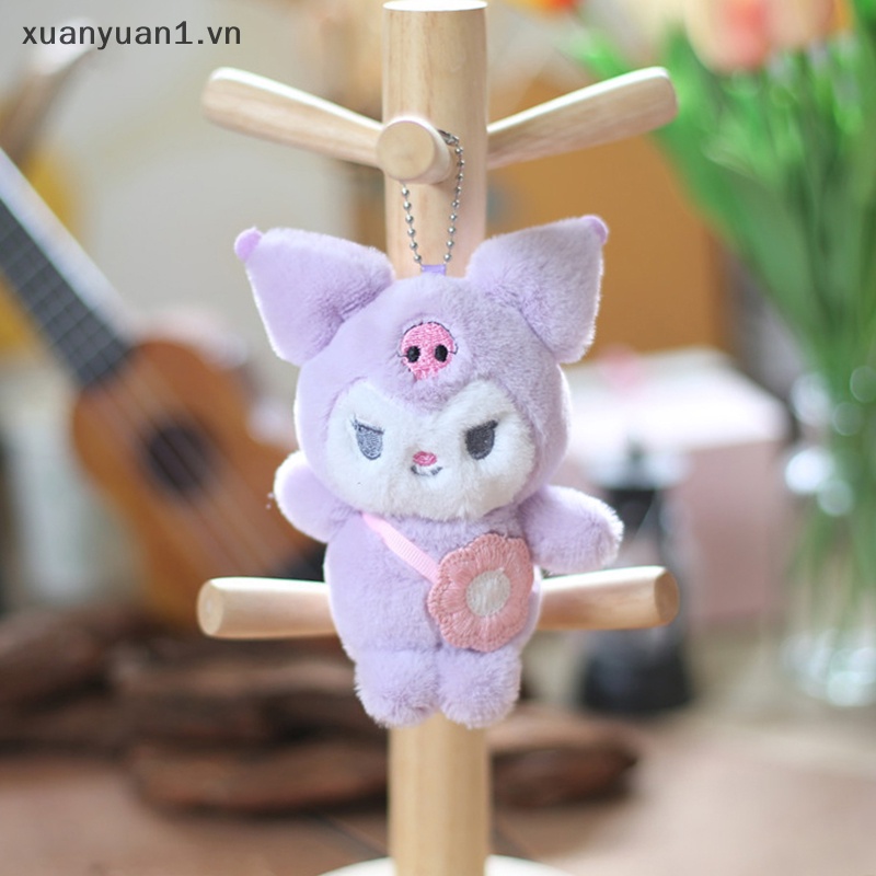 1 Búp Bê Nhồi Bông Hello Kitty Kuromi Melody Dễ Thương Kích Thước 12CM