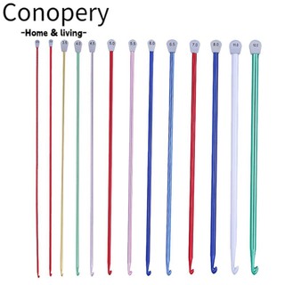 Conopery CONOPERY Móc Đan Len Bằng Nhôm 14 Kích Thước 2.5mm - 11mm Nhiều Màu Tiện Dụng