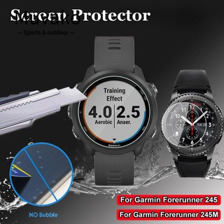 MUVAKO Kính cường lực siêu mỏng bảo vệ màn hình đồng hồ thông minh Garmin Forerunner 245m / 245
