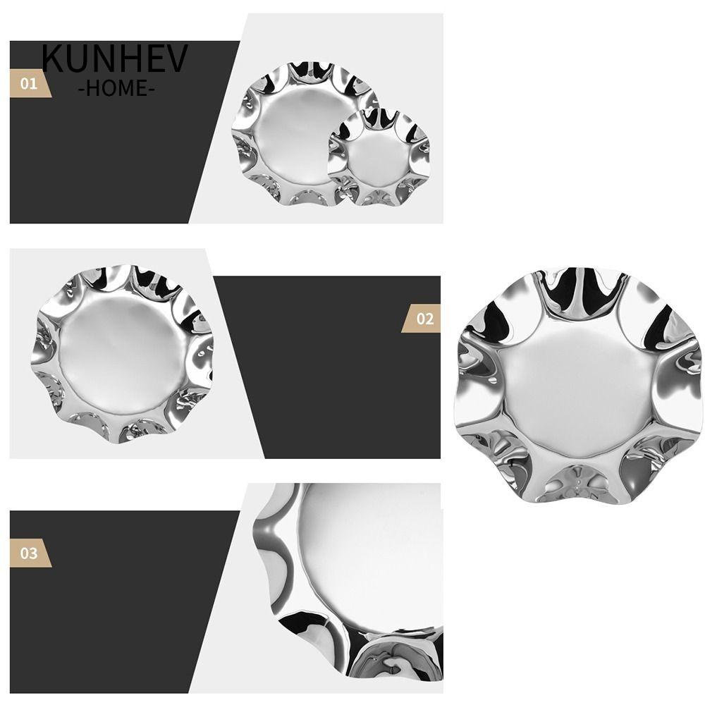 KUNHEV Khay Nướng Bánh Mì / Hạt / Thức Ăn Vặt Bằng Thép Không Gỉ Tiện Dụng Cho Nhà Hàng Khách Sạn