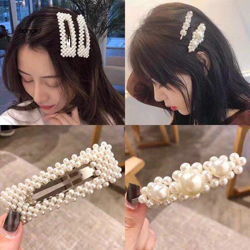 Kẹp Tóc Họa Tiết Hình Học Thời Trang