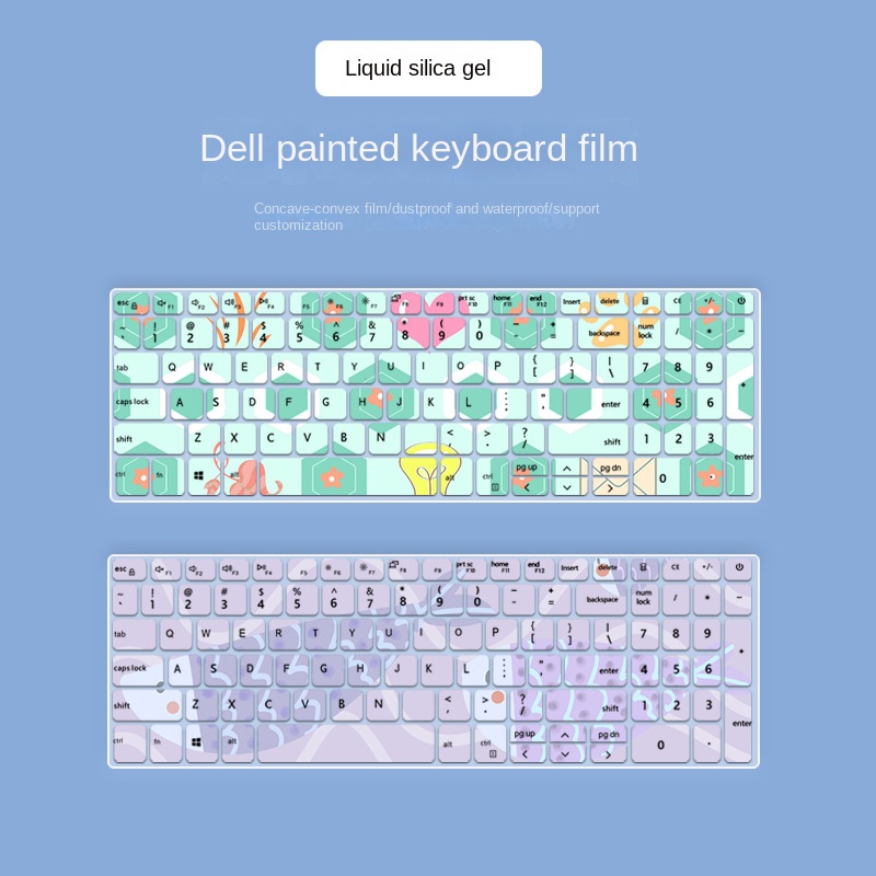 Phim Hoạt Hình Dán Bảo Vệ Bàn Phím Chống Bụi Cho DELL Inspiron 5000 5570 / 5584 15.6inch