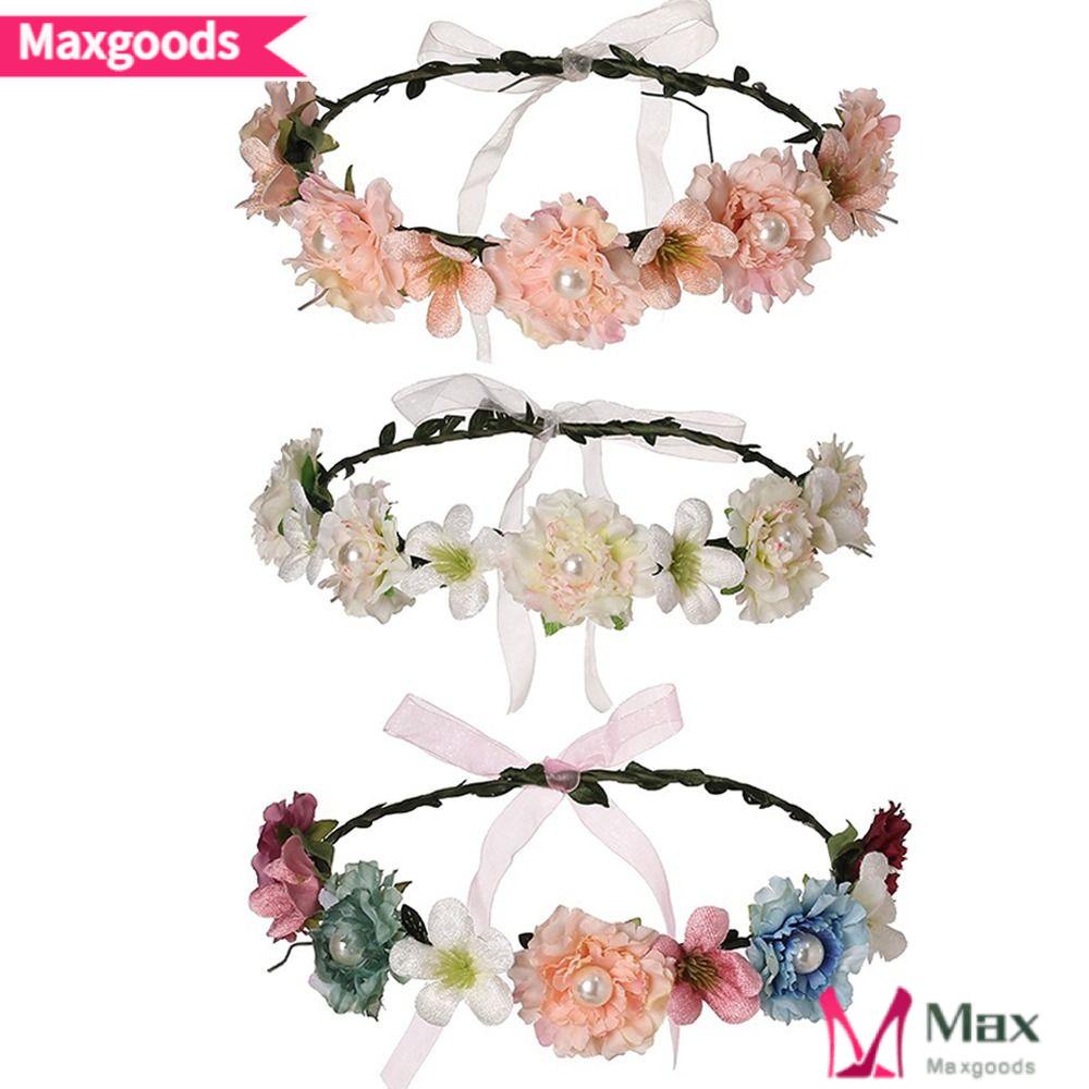 Vòng Hoa Đội Đầu Làm Tay Cho Cô Dâu Đi Biển