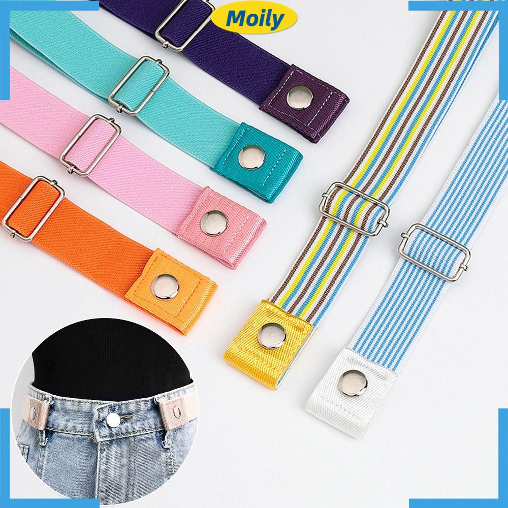 Dây Thắt Lưng Co Giãn Không Khóa Dễ Dàng Cài Đặt Cho Nữ