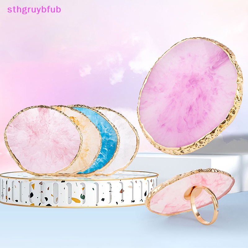 1 Khay Đá Resin Dùng Đựng Màu Sơn Móng Tay Nghệ Thuật
