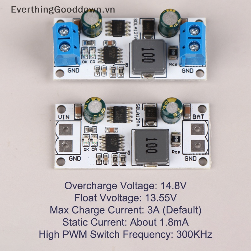 Mô Đun Điều Khiển Sạc Năng Lượng Mặt Trời SDLA12TA MPPT 12V 1-1000AH