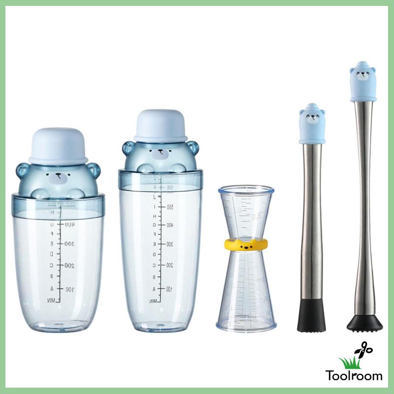 Bình Lắc Cocktail Chống Rò Rỉ Màu Trong Suốt