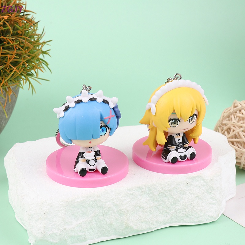 Mô Hình Nhân Vật Emilia Rem Ram Dễ Thương Mới