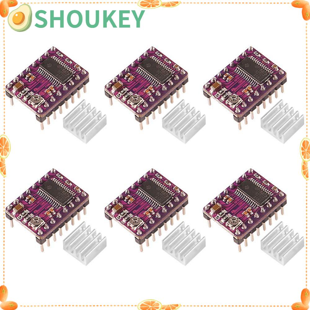 SHOUKEY Set 6 Mô-Đun Điều Khiển Động Cơ Bước DRV8825 Chất Lượng Cao Cho Máy In 3D RepRap 4