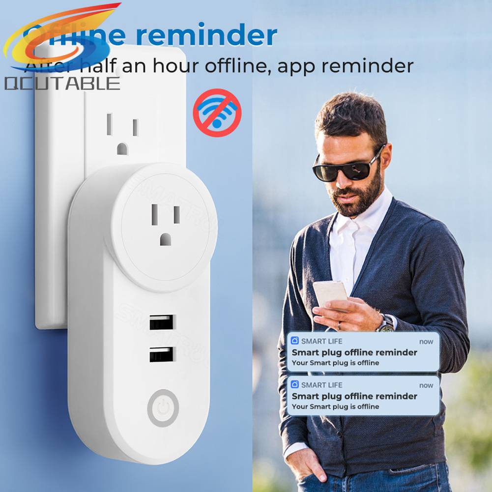 Ổ Cắm Điện Thông Minh 16A Điều Khiển Bằng Giọng Nói Qua Ứng Dụng