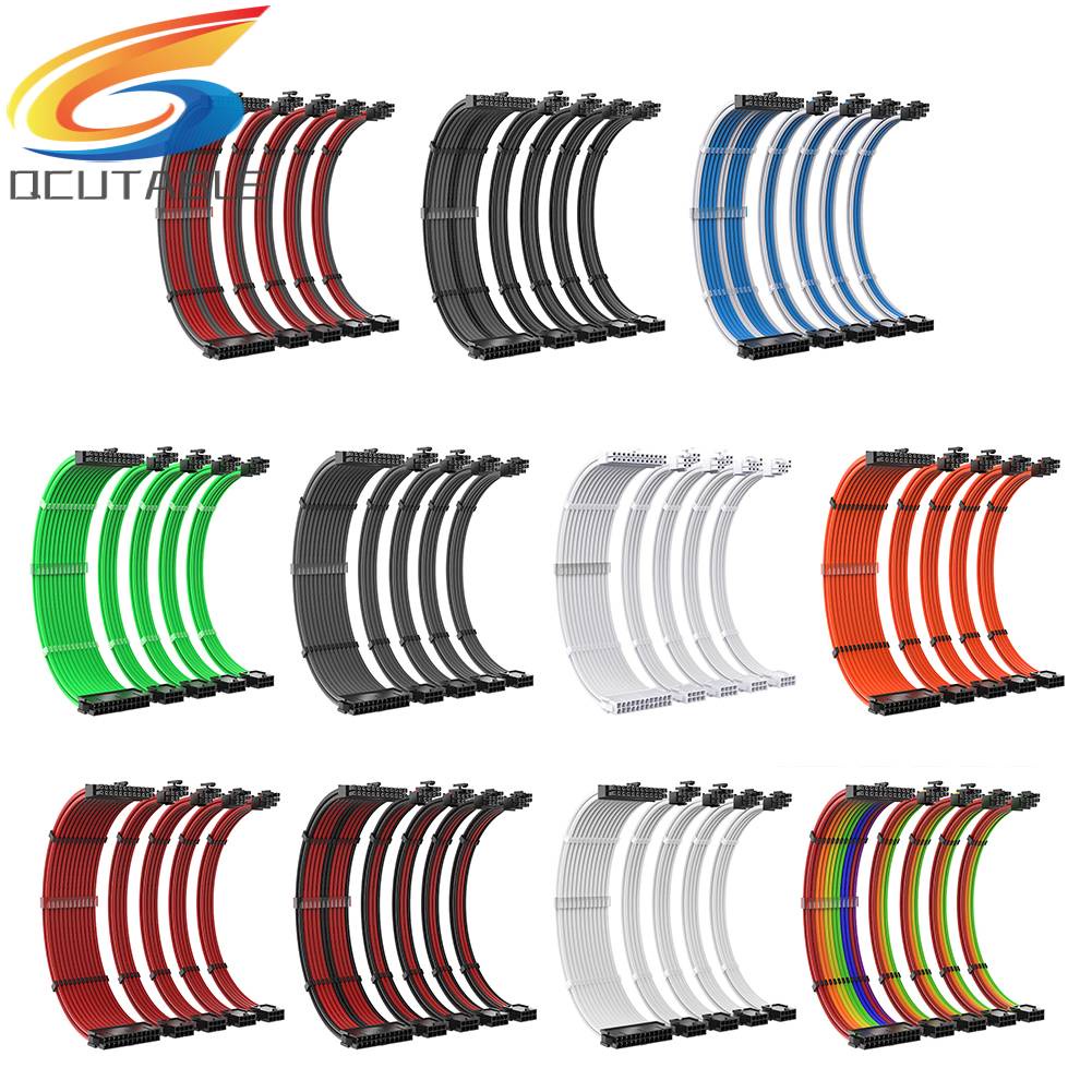 Dây Cáp Mở Rộng Bo Mạch Chủ CPU GPU 24Pin 8P 6 + 2P EPS PCI-E