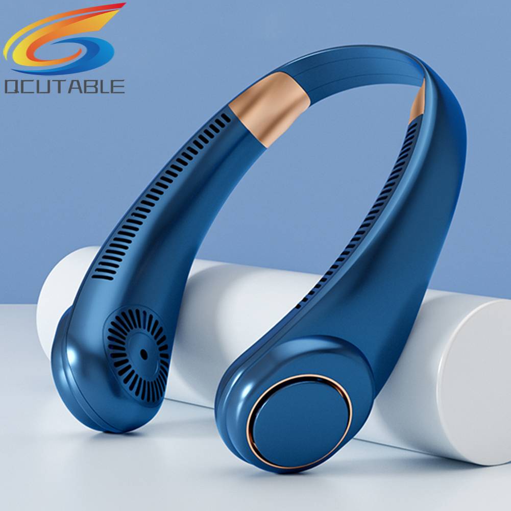 Quạt Đeo Cổ 3 Tốc Độ Rảnh Tay Dùng Trong Nhà / Ngoài Trời