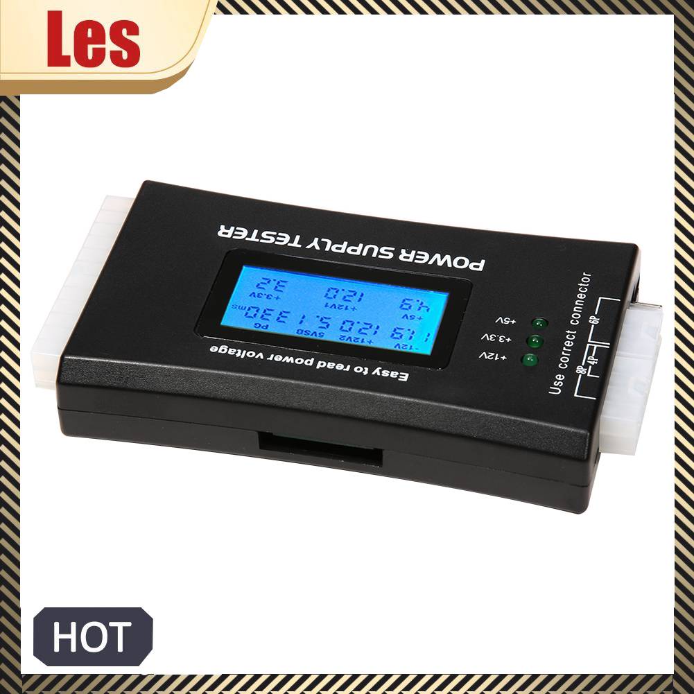 Dụng Cụ Kiểm Tra Nguồn Điện 20 / 24 Pin Với Màn Hình LCD Kỹ Thuật Số