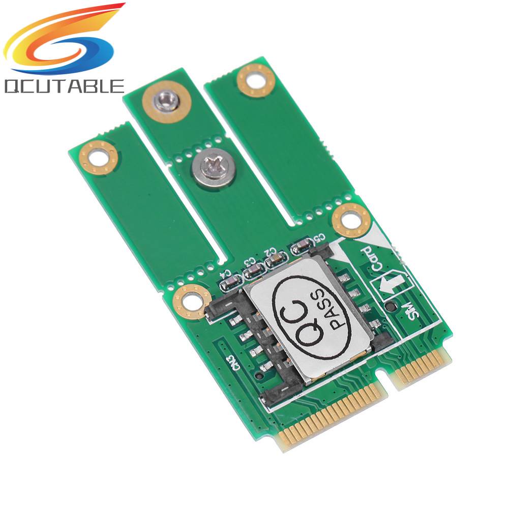Thẻ Chuyển Đổi M.2 NGFF B Key Sang Mini PCI-E Kèm Khe SIM