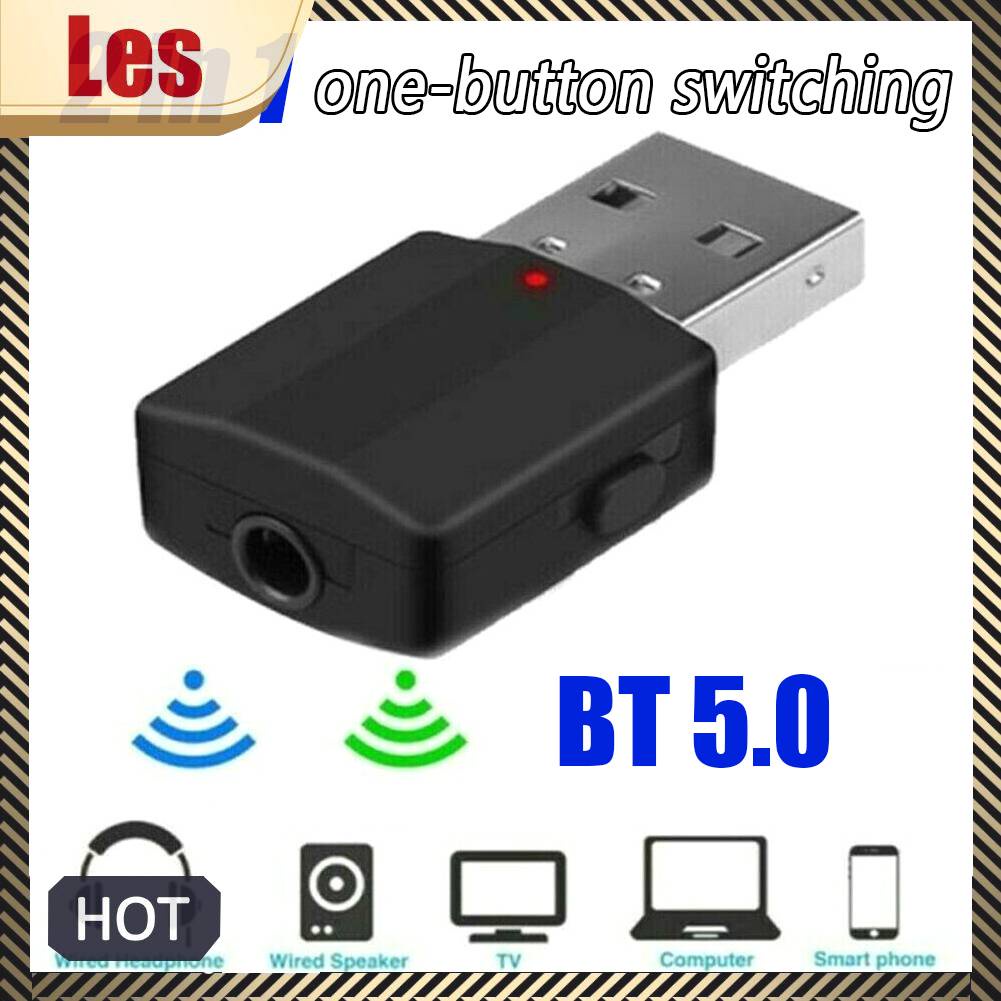 Thiết Bị Nhận Tín Hiệu Bluetooth 5.0 Không Dây 2 Trong 1 Đầu Cắm 3.5mm RCA