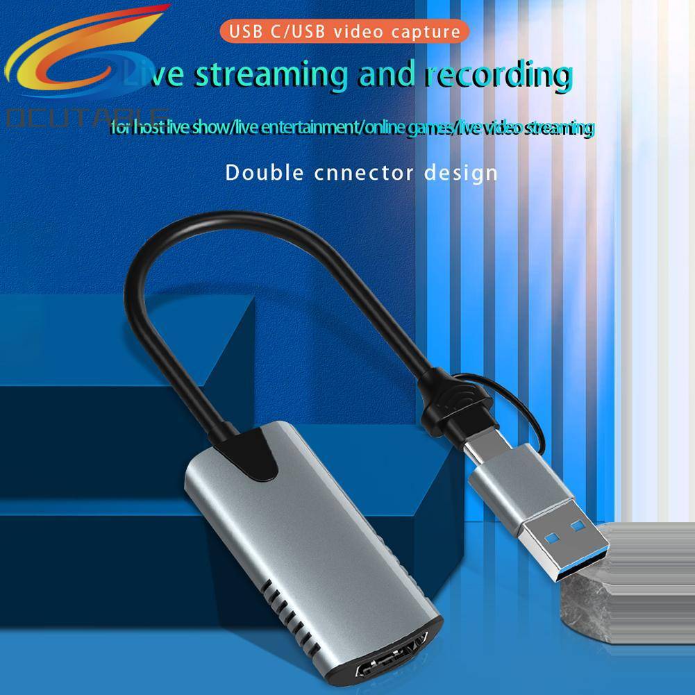 Bộ Chuyển Đổi Thẻ Video USB A Type-C HDMI Sang USB HD Chất Lượng Cao