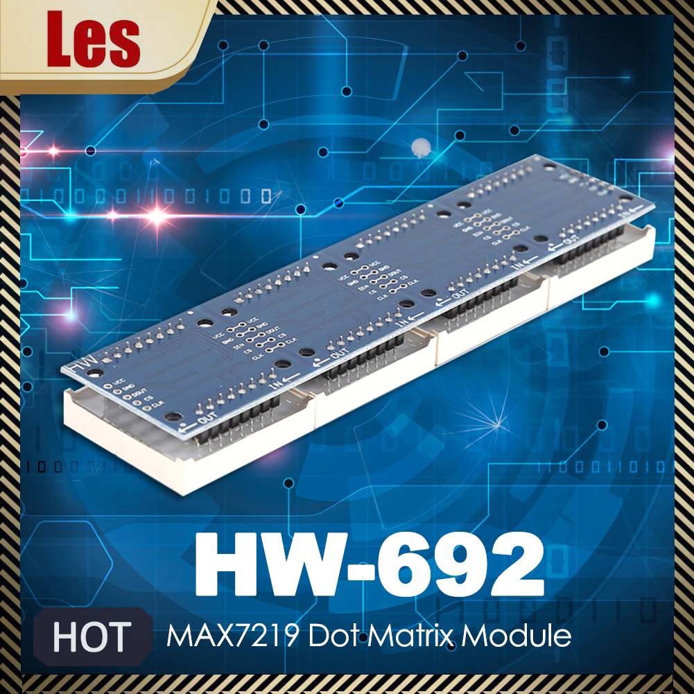 Bảng Mạch Điều Khiển Ma Trận 4 Trong 1 MAX7219