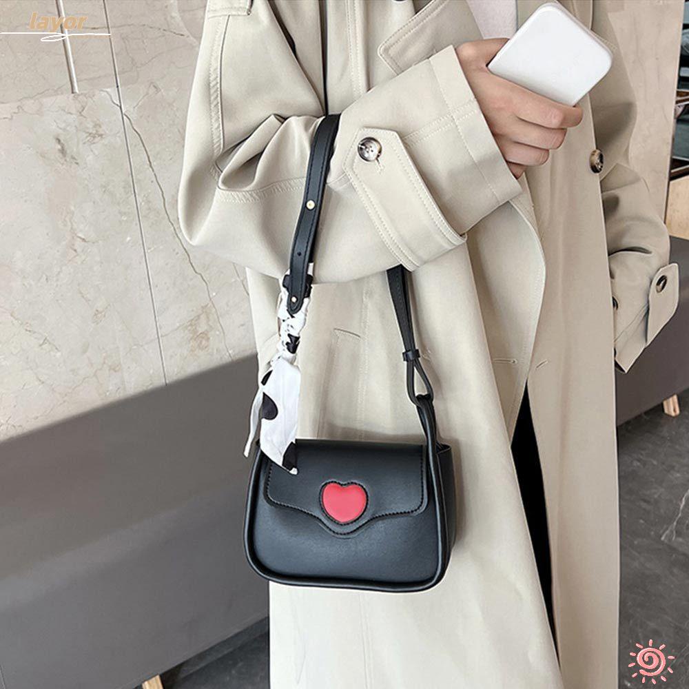 LAY Túi Đeo Chéo Nắp Gập Thời Trang Cho Nữ