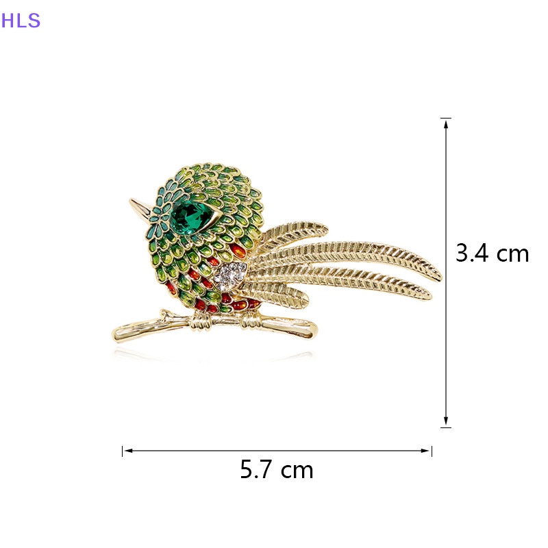 Ghim Cài Áo Hình Chú Chim Đính Đá Thời Trang Cho Nữ