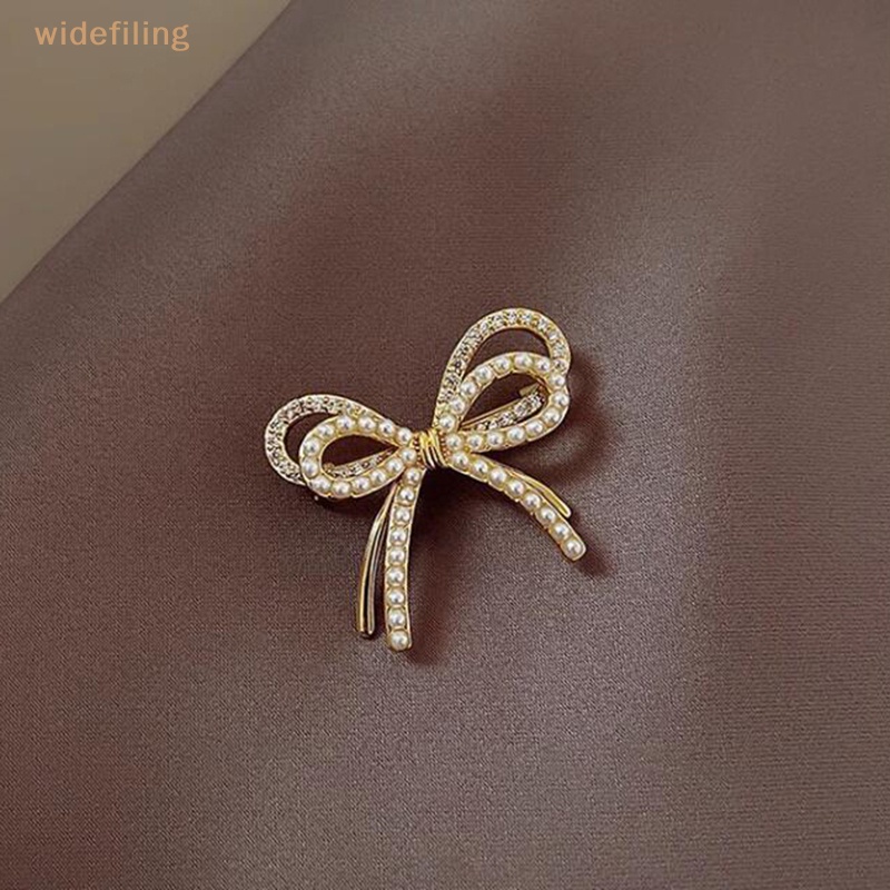 Trâm Cài Áo Hình Nơ Đính Ngọc Trai Chống Ánh Sáng Thời Trang Cao Cấp Dành Cho Nữ