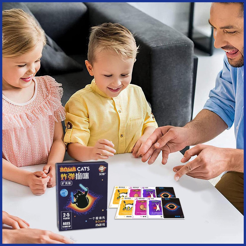 Bộ Thẻ Trò Chơi Mở Rộng 4 Phiên Bản Khác Nhau Cho Mèo