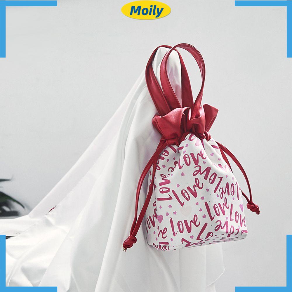 MOILYVN Túi Dây Rút Đựng Mỹ Phẩm Cỡ Lớn Tiện Dụng