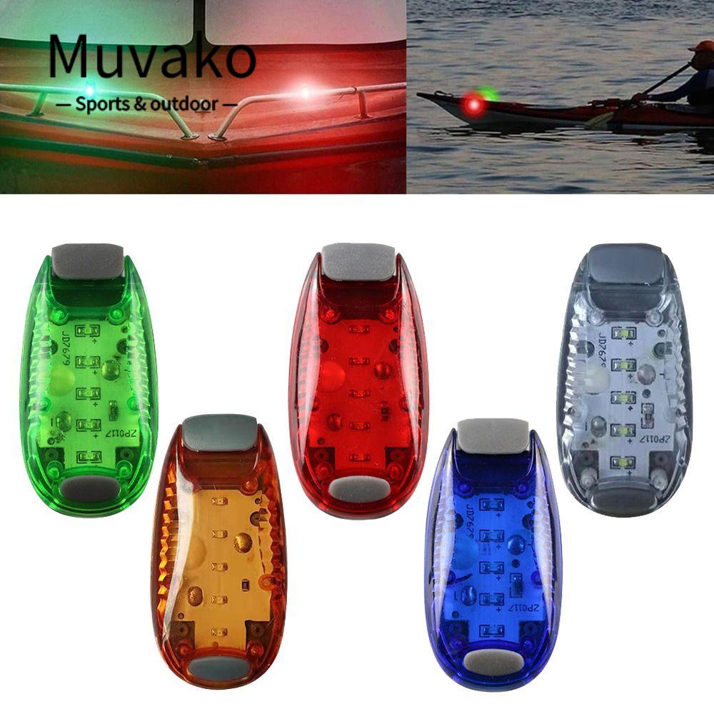 MUVAKO Bộ 2 Đèn Tín Hiệu Chống Thấm Nước Chất Lượng Dành Cho Tàu Thuyền
