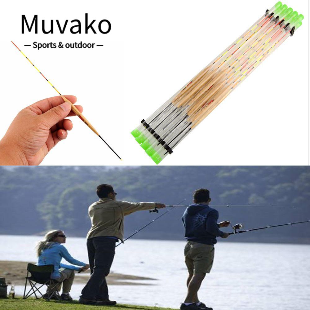 MUVAKO Bộ 10 Phao Câu Cá Chất Lượng Cao Tiện Lợi Dễ Sử Dụng