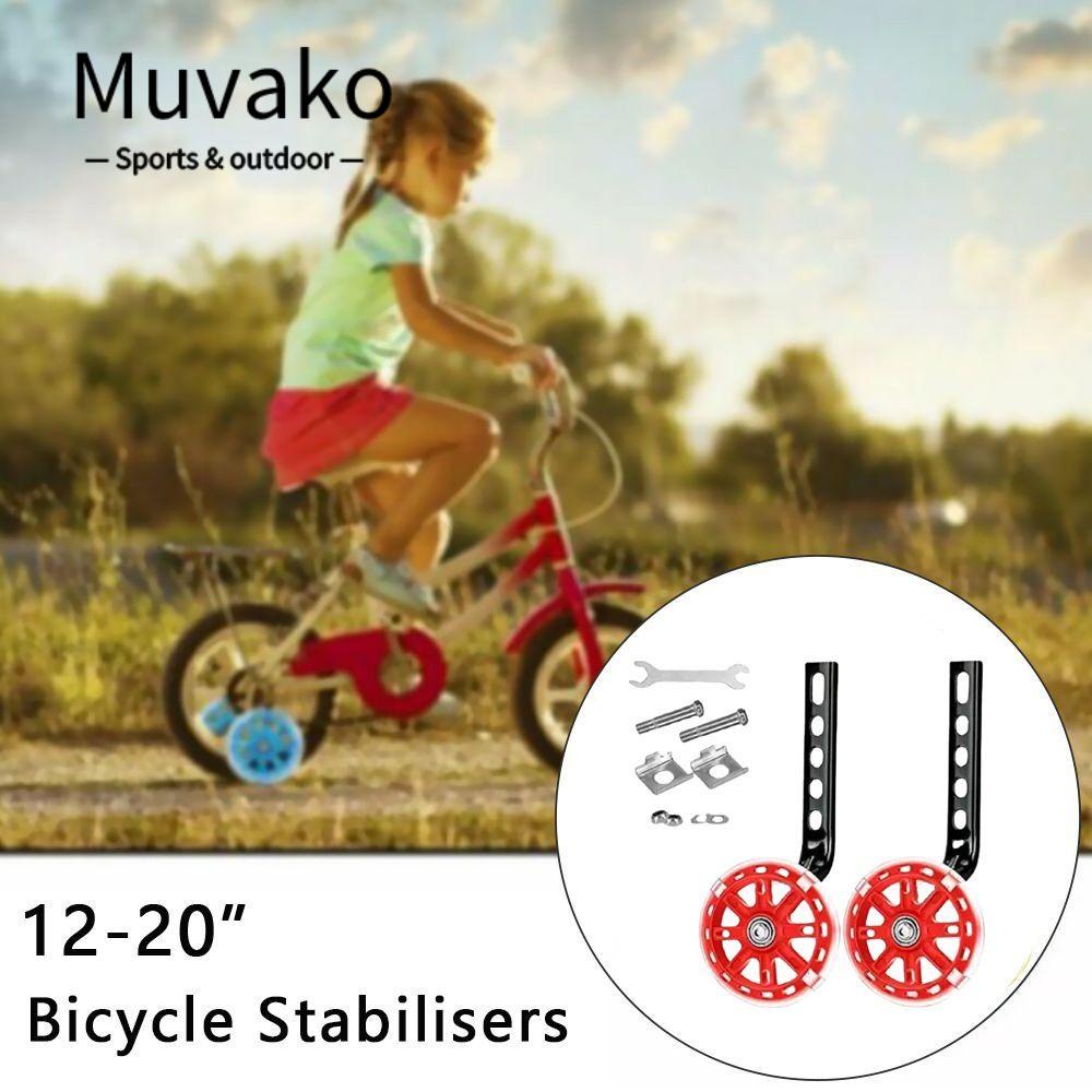 MUVAKO Bánh Xe Tập Giữ Thăng Bằng 12-20 "Có Thể Điều Chỉnh Tiện Dụng Cho Bé