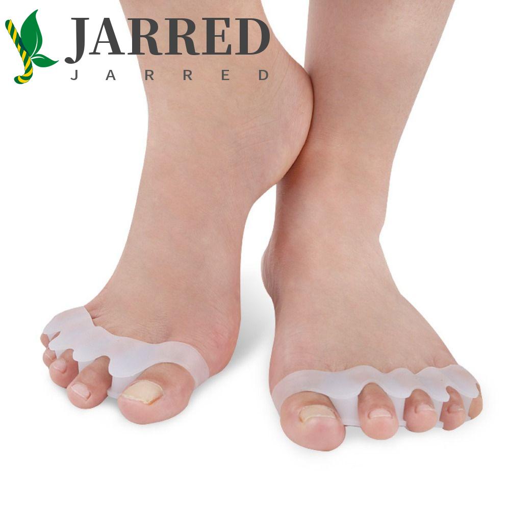 JARRED Dụng Cụ Tách Ngón Chân Bằng Silicon Gel Mềm Chăm Sóc Bàn Chân