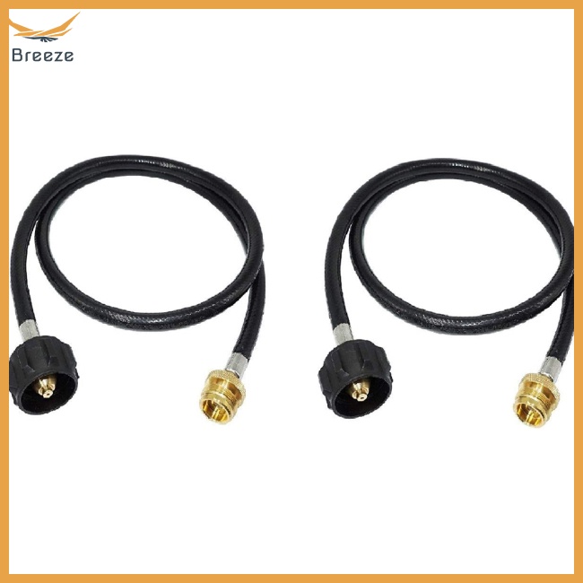 Set 2 Đầu Nối Ống Dẫn Khí Gas 4ft Bằng Đồng Thau