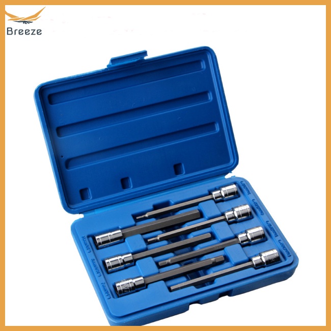 Set 7 Đầu Nối Torx Bit 3 / 8 Inch H3 H4 H5 H6 H7 H8 H10 Chuyên Dụng Sửa Chữa Xe Hơi / Nhà Cửa