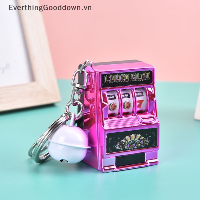Everthinggooddown Đồ Chơi Móc Khóa Hình Máy Jackpot Mini Vui Nhộn Làm Quà Sinh Nhật Cho Bé vn