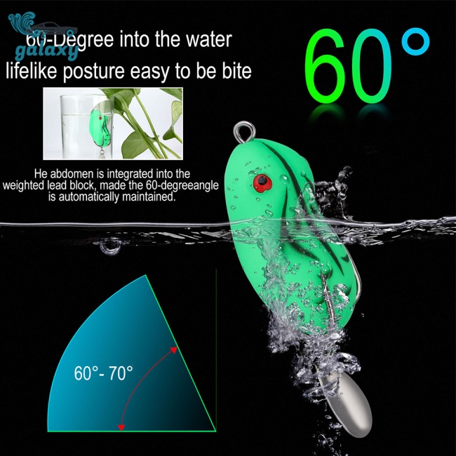 Galaxy Set 5 Mồi Giả Nhử Cá 8g / 14g Bằng Nhựa Mềm Gắn Kèm Móc Câu