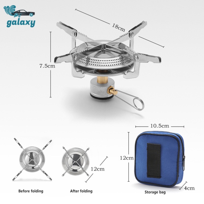 Galaxy Van Bếp Gas Siêu Nhẹ Có Thể Gấp Gọn Tiện Dụng Khi Đi Cắm Trại