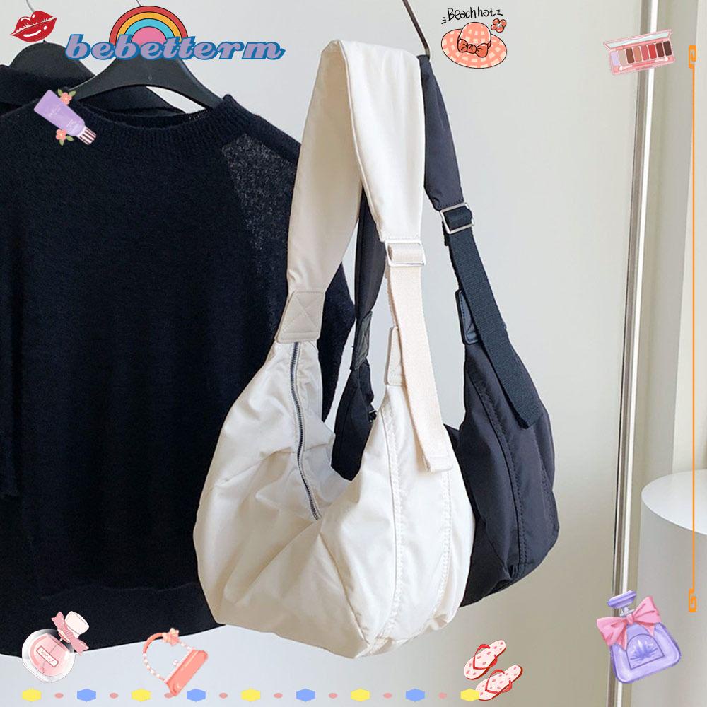 BEBETTERM Túi Xách Đeo Vai Cỡ Lớn Bằng Nylon Thời Trang Cho Nữ