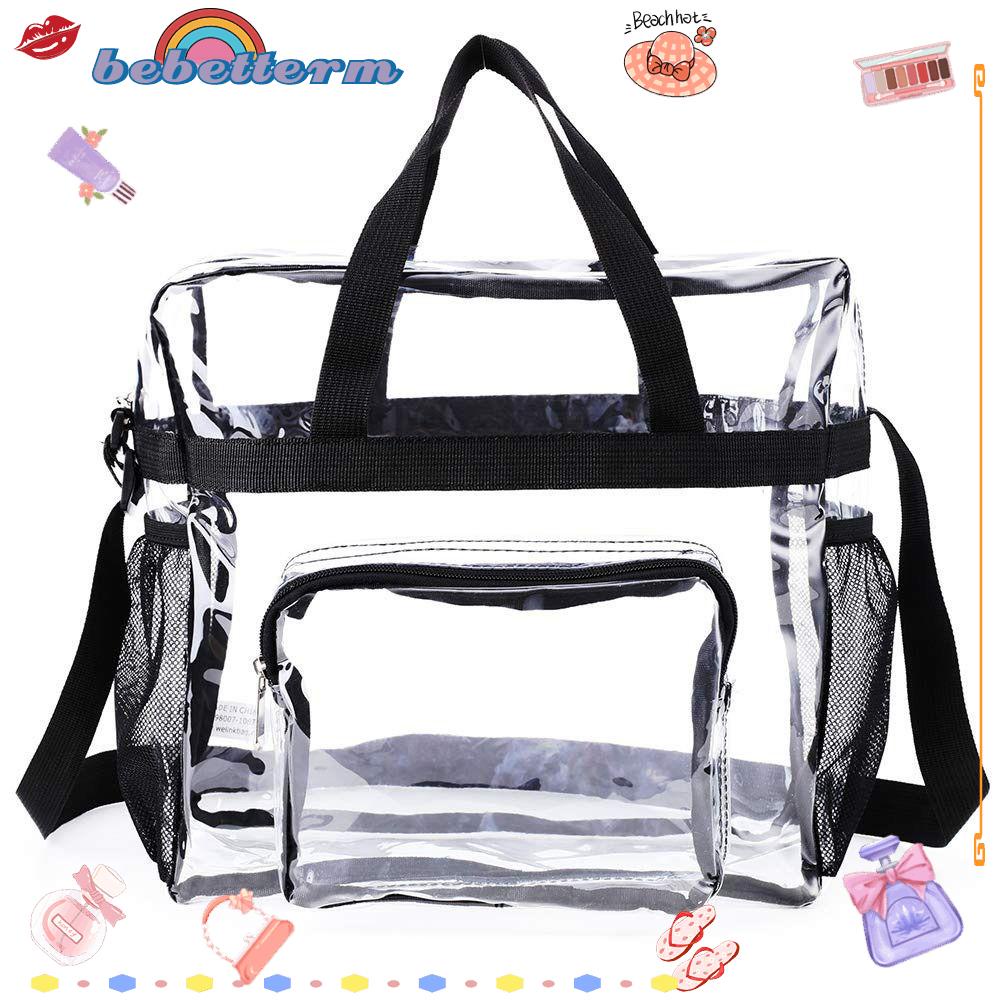 BEBETTERM Ba Lô Du Lịch Mini Trong Suốt Có Túi Trước