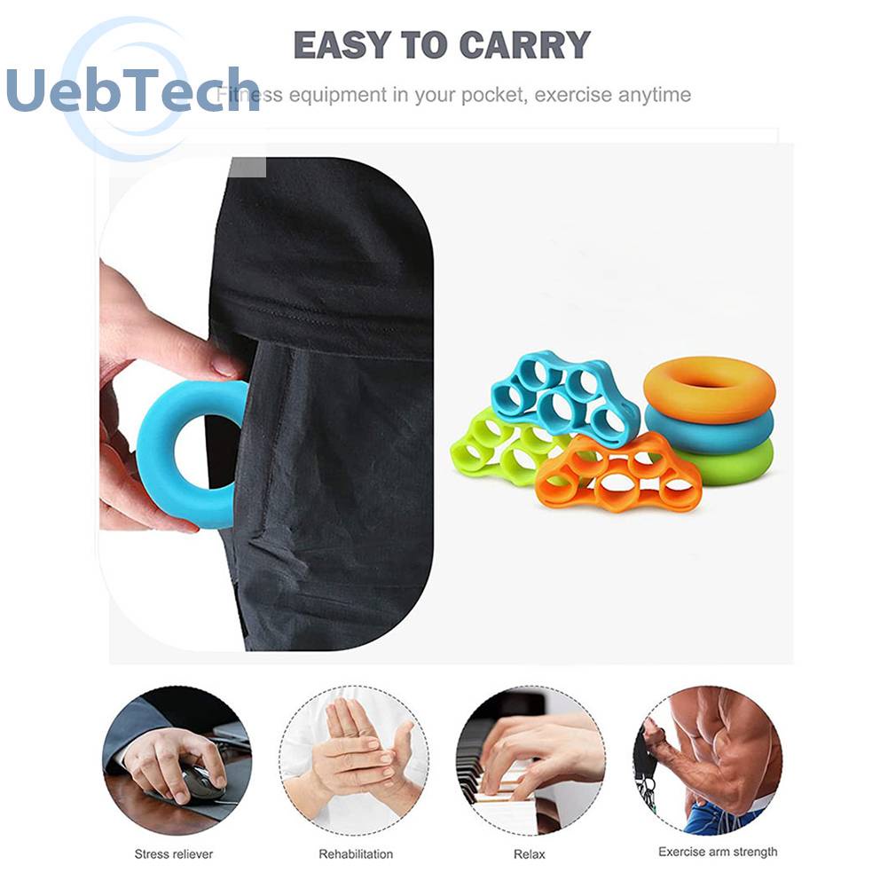 Dụng Cụ Luyện Tập Ngón Tay Bằng Silicone Giúp Giảm Căng Thẳng