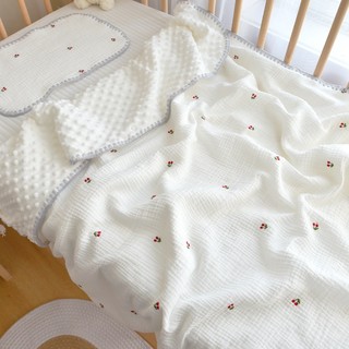 Chăn cho bé, chăn cotton sơ sinh chăn gạc làm dịu chăn gạc thêu trẻ em chăn