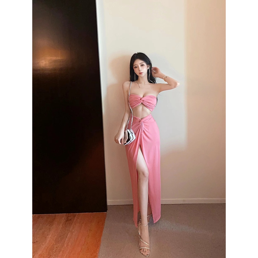 Đầm Dáng Ôm Thiết Kế Mới Quyến Rũ Thời Trang Theo Phong Cách Pháp