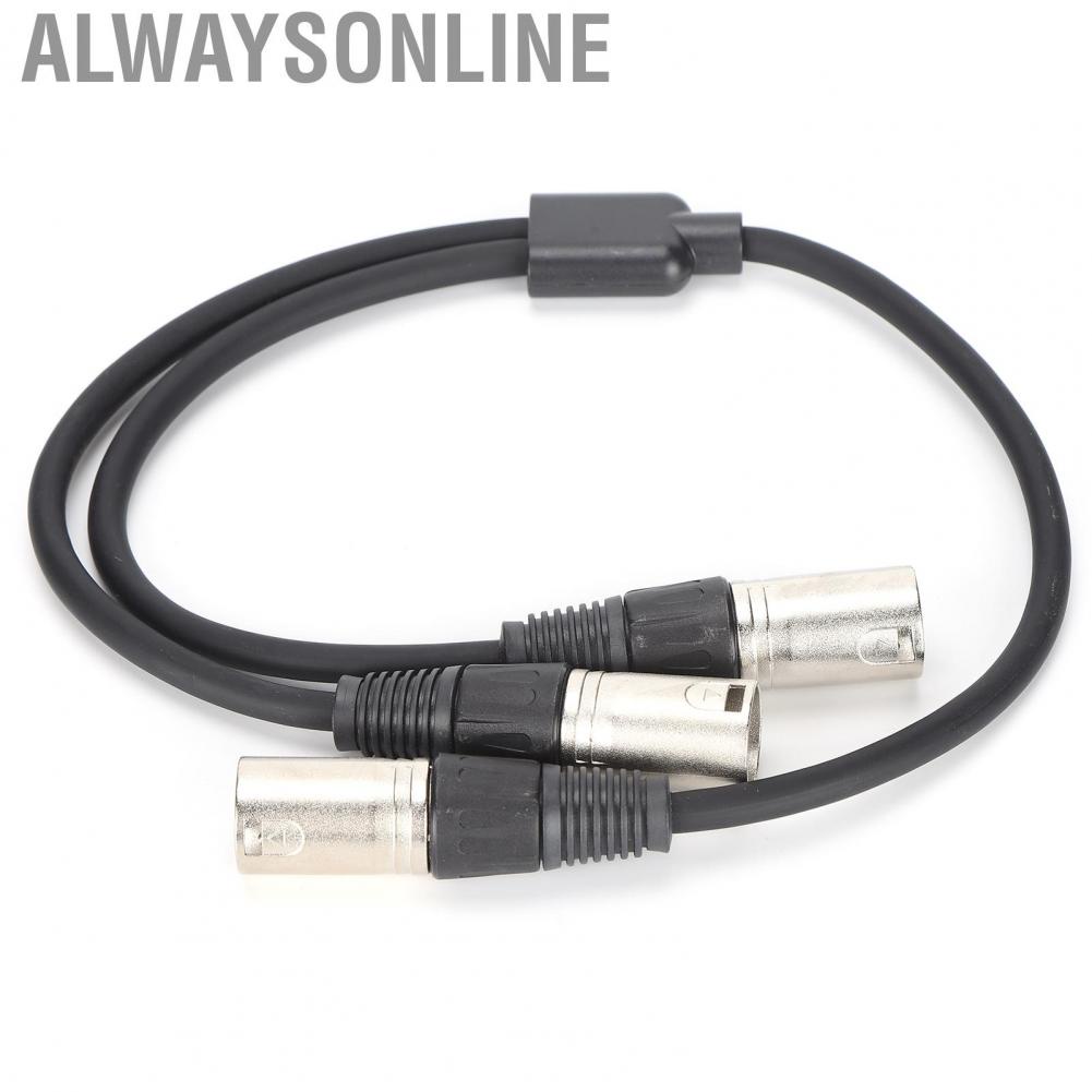 Alwaysonline JORINDO JD60711 XLR Male to Dual Cable YType Splitter Microphone