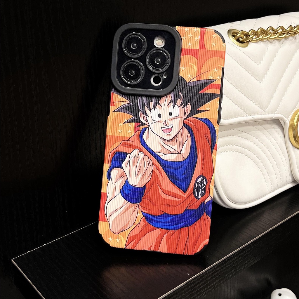 Ốp Điện Thoại Chống Sốc In Hoạt Hình Dragon Ball Bảo Vệ Ống Kính Cho iPhone 11 Pro Max 12 13promax 14 XS XSMAX 7P 8P