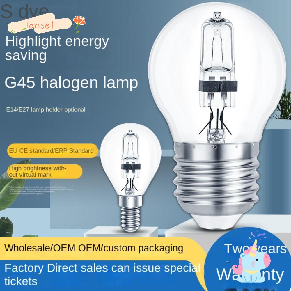 LANSEL Bóng Đèn Halogen E14 E27 28W / 42W Hình Nến