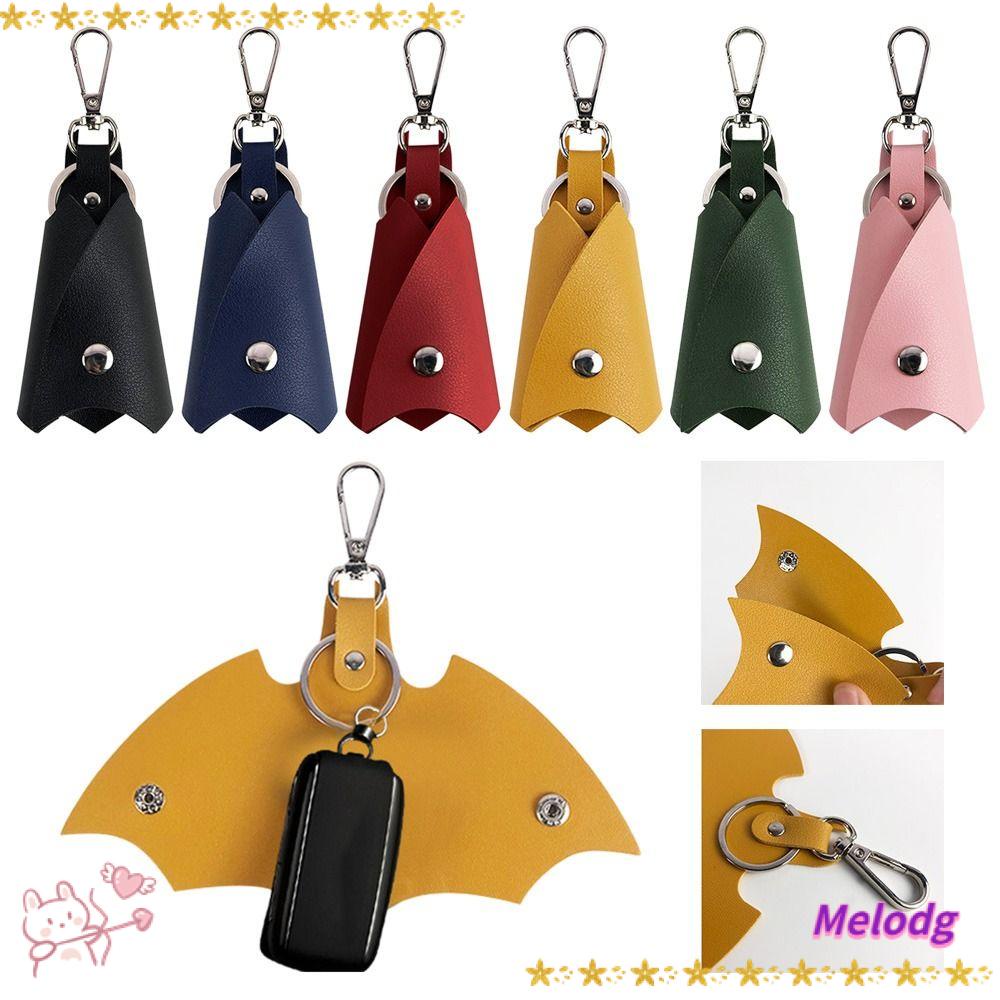 MELODG Móc Chìa Khóa Bằng Da PU Cho Xe Ô Tô