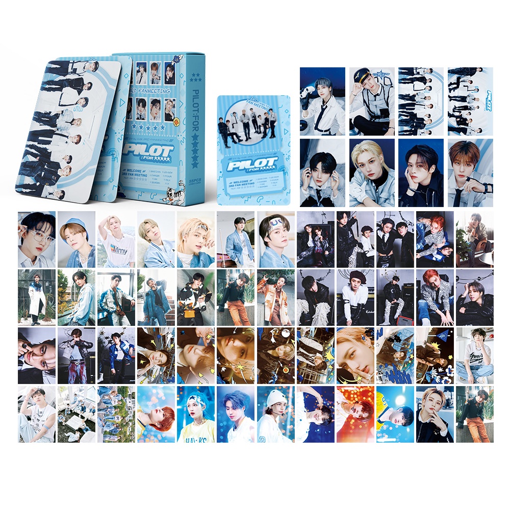 Hộp 55 Ảnh Lomo Card Nhóm Nhạc Stray Kids