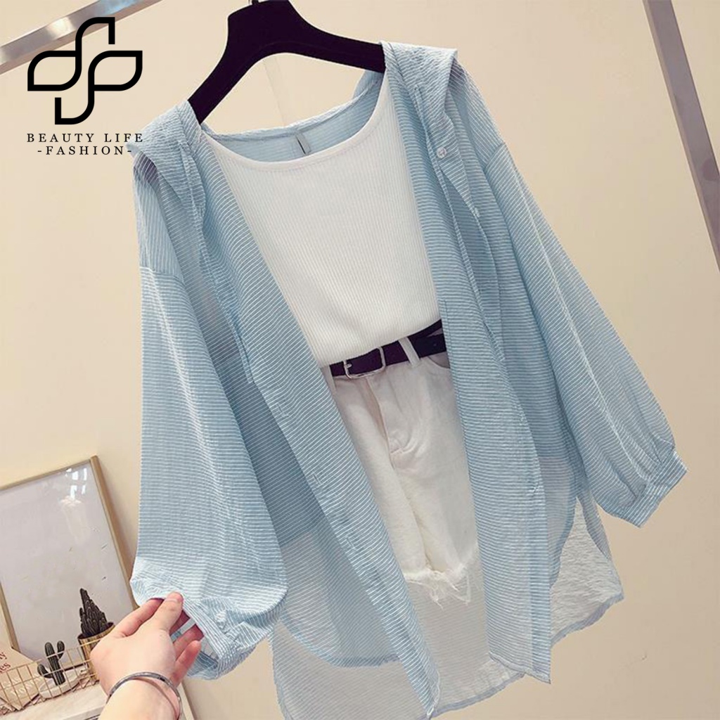 Áo Khoác Chống Nắng Thoáng Khí Trọng Lượng Nhẹ Thời Trang Mùa Hè Cho Nữ