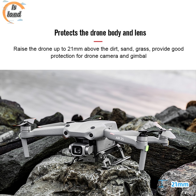 Phụ Kiện Chân Tiếp Đất Có Đèn Led Chuyên Dụng Cho Dji Mavic Air 2 / 2s Drone