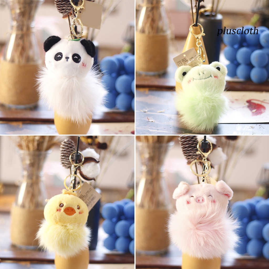 Móc Khóa Hình Đồ chơi nhồi bông Bằng Cotton PP Mềm Mại Thoải Mái Dễ Thương