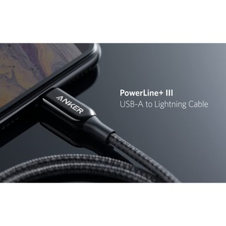 Cáp sạc Anker PowerLine + III 10ft USB-C cho IPhone/Ipad (A8842)