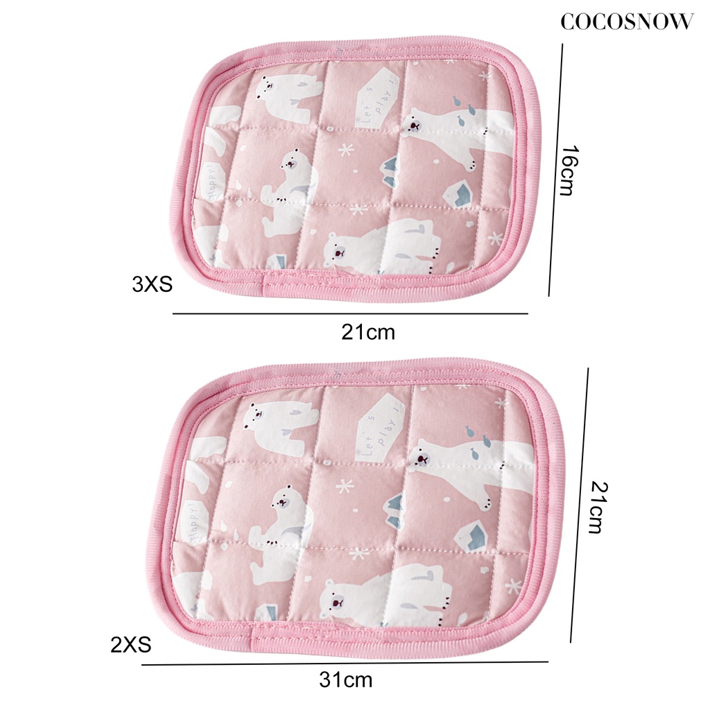 Thảm Lót Bằng Lụa Lạnh Thoáng Mát Mùa Hè Cho Chuột Hamster / Nhím / Thỏ Totoro Nhỏ